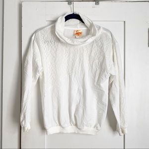 Vintage Eber White Lace Blouse